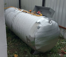 Монтаж газгольдера Спецгаз 1400 л в Рязани