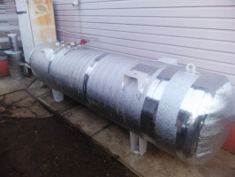 Монтаж газгольдера 2200 л в Рязани для частного дома